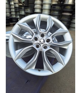 Jante Skoda Kodiaq 8.0x19 et 45 5x112 Originale Silver Polish